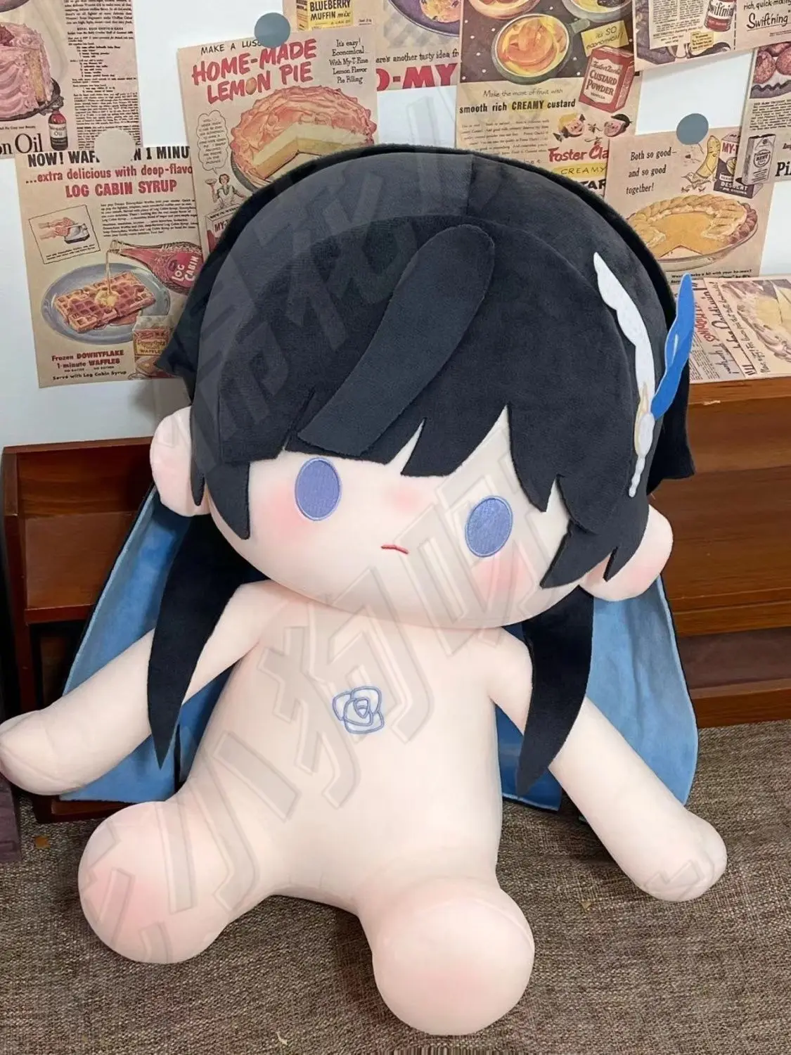 40CM 게임 그레이 레이븐: 처벌 셀레나 귀여운 코스프레 봉제 인형 바디 만화 드레스 의류 플러시 장난감 크리스마스 선물