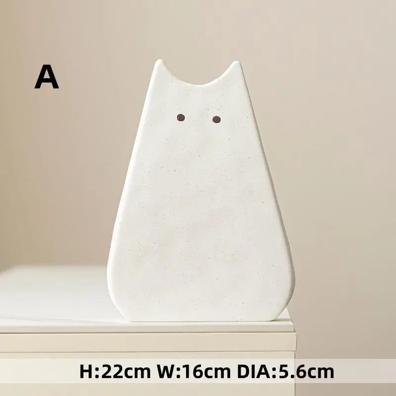 Sevimli Kedi Görünümlü Seramik - Glass Vase Nordic incelemesi ve fiyatı
