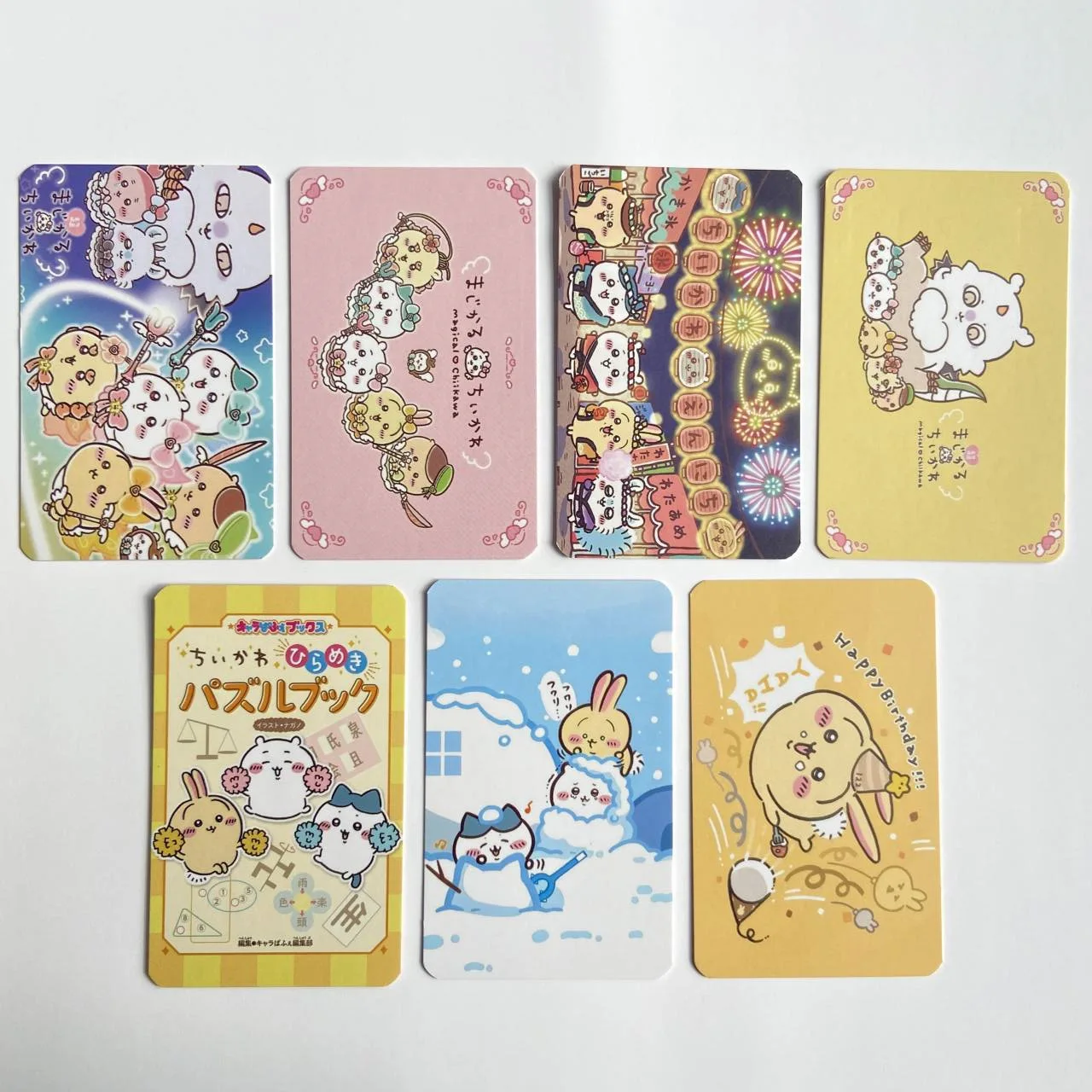 Chiikawa Cartoon Cute Little Card Hachiware Usagi Postcard Collection Bonus Card Cartoon Card Book Decorative Gift