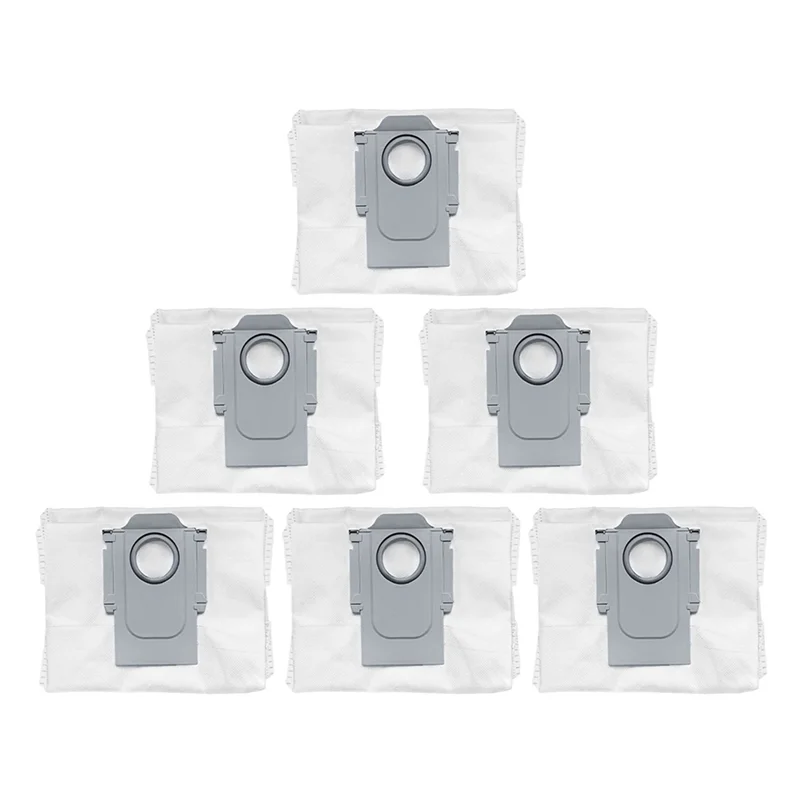 A01V-ملحقات المكنسة كيس لجميع الغبار لاستبدال Roborock Q10 S5/Q10 S5 + /Q10 VF/Q10 VF + /Q10V/Q10V Plus/S8 Pro/S8 Pro Plus 6 قطعة