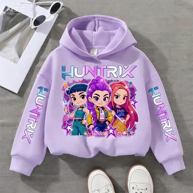 

Witch Huntere Group Zoey Cosplay Costume Girls Womens Halloween Party Costumes Dem on Huntere Idol Girl Group Casual kpop Hoodie