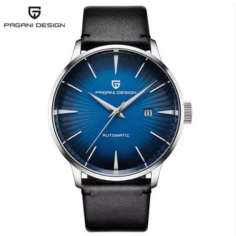 

Pagani brand design men's watches top luxury waterproof calendar stainless steel fashion casual automatic mechanical watch.