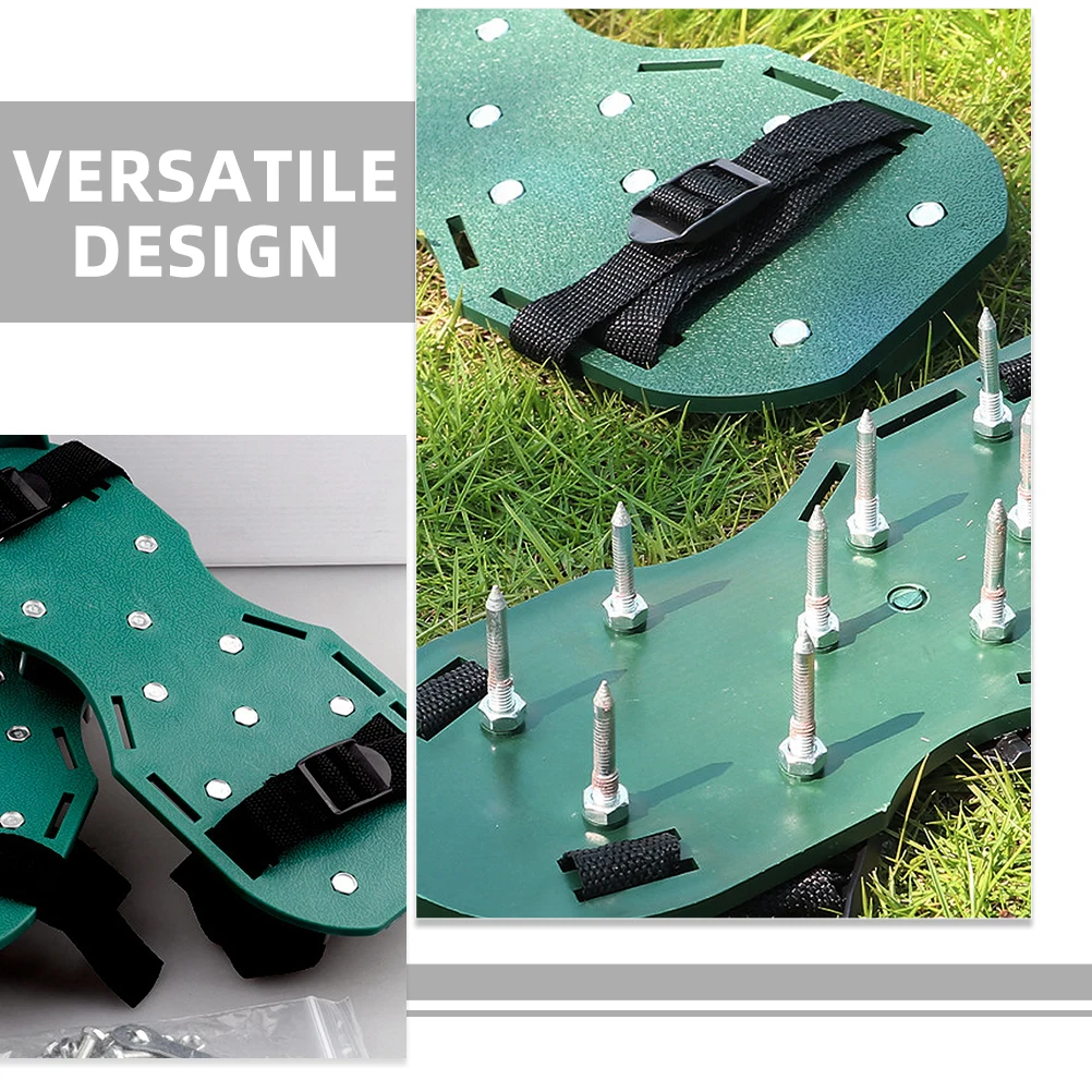 

16 Pcs Lawn Spike Laces Aerator Shoe Straps Ventilation Shoes Adjustable Garden Spikes Strap For Patio Lawn Tools Grass Sandals