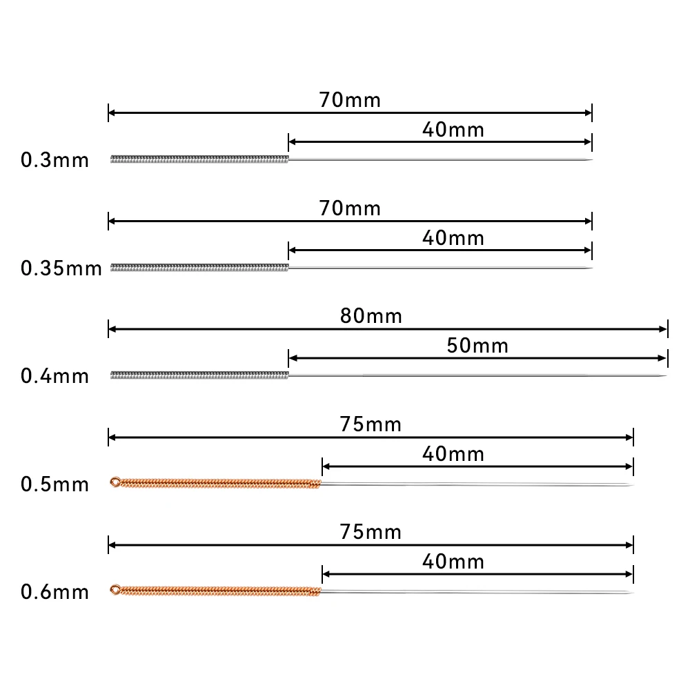 Düse Edelstahl Reinigungsnadel für 3D-Drucker Düsen Reinigungsnadeln Werkzeuge 0,16 ~ 0,8 mm mehrere Größen – Detail 2