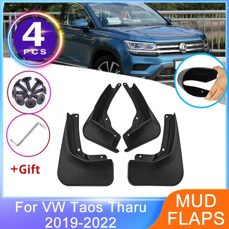 Mudguard For Volkswagen VW Taos Tharu 2019 2020 2021 2022 Mudflaps Fender Splash Guard Mud Flaps Wheel Protector Car Accessories