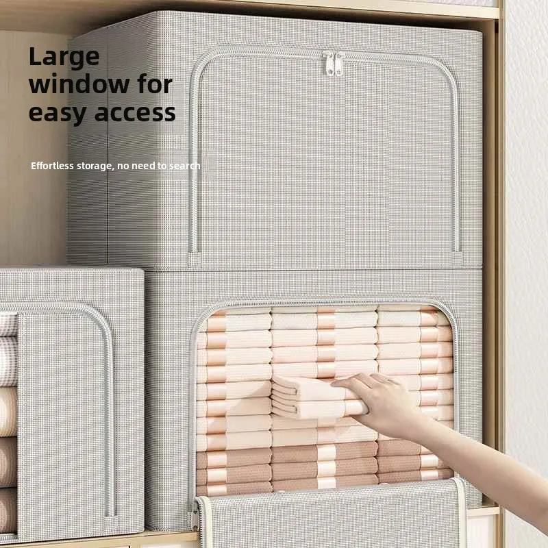 Nieuwe Thiened Ox Doek Opbergdoos Stof Kunst Waterdichte Pure Kleur Serie Organizer Box Thuisgebruik Stabiele Opbergdoos