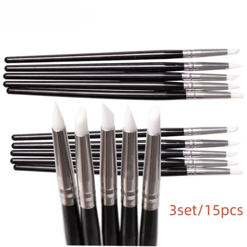 DentalS Resins Silicone Shaping Pen Brush Art Brush Dentistry Composite Cement Porcelain Teeth Shaping DIY Drawing Tool