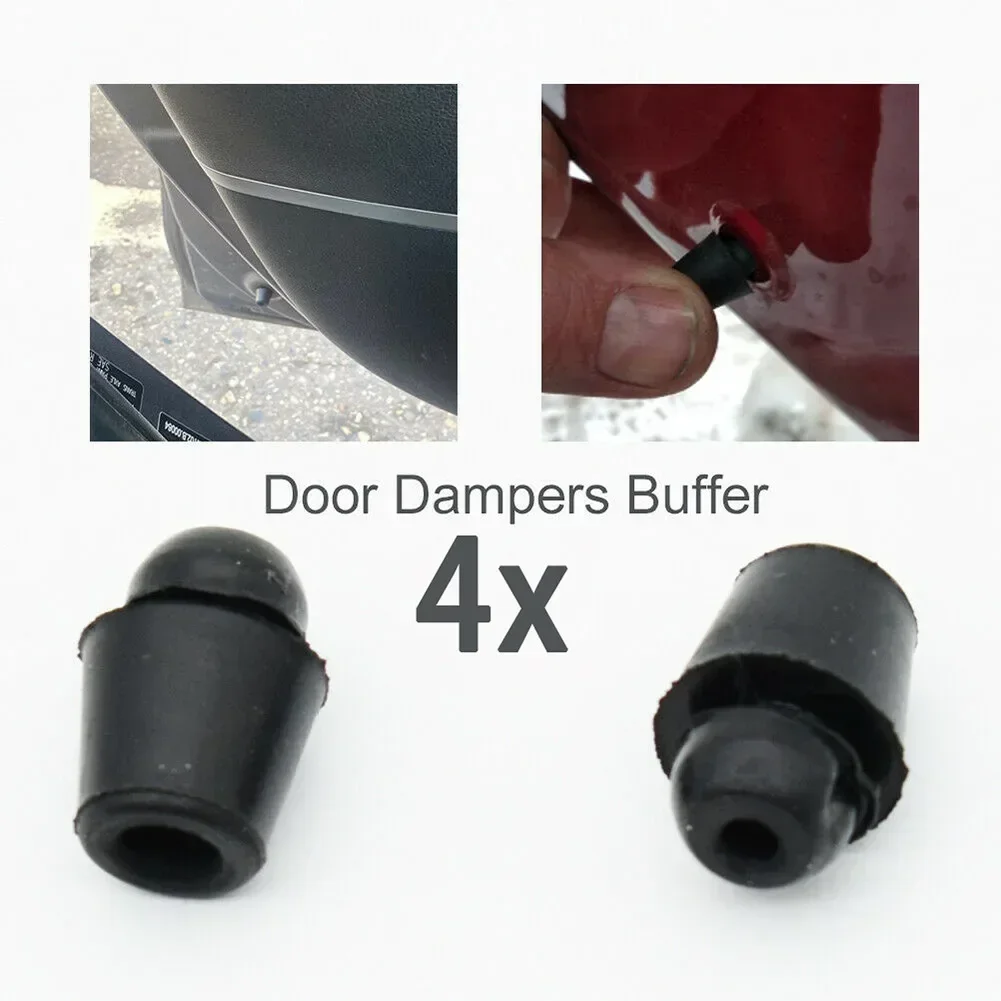 4XCar Sound Deadener Damper Door Damper Buffer Door Lock Buffer Deadening Anti Shock Rubber Stop Protection For Hyundai For BMW