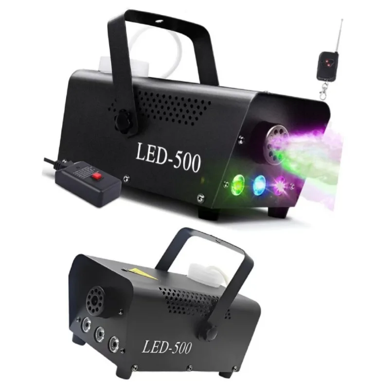 

New Tunable Color LED500W Colorful Smoke Machine Bar Wedding KTV Private Room Stage Smoke Machine Haunted House Ambient Light