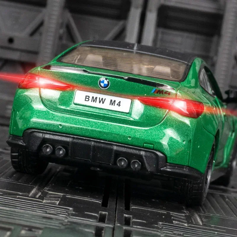 1:32 bmw m4 g82 supercar legierung automodell mit zurückziehen sound licht kinder geschenks ammlung druckguss spielzeug modell a797