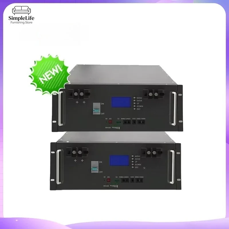10kWh 48V LiFePO4 Battery Pack 50Ah 100Ah 150Ah 200Ah Lithium Ion Solar Energy Storage System for Home Photovoltaic Power