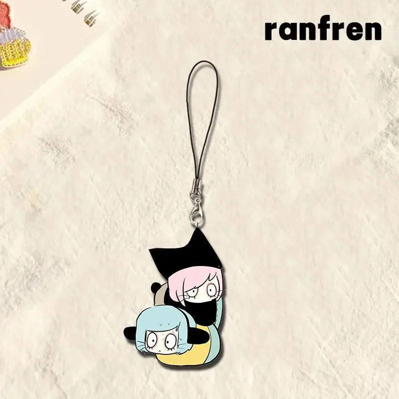 Ranfren Key Chain Mobile Phone Lanyard Women Key Ring Chain for Pants Pendant Kids Key Holder Jewelry Zinc Alloy Brelok