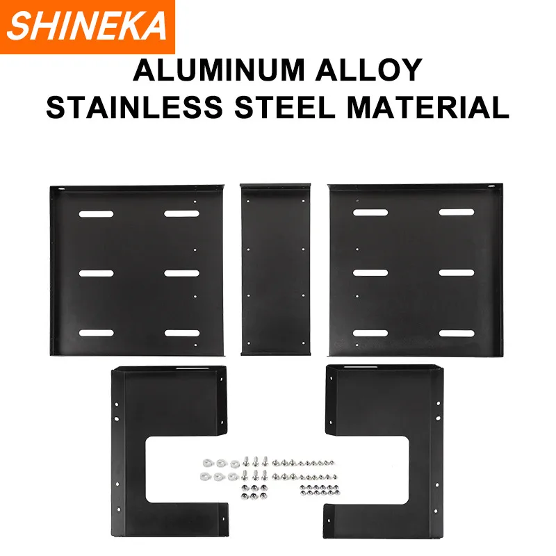 SHINEKA Rear Racks for Jeep Wrangler JK JL 2007-2023 Trunk Storage Rack Luggage Shelf 4 Door Multifunction Organizer Accessories