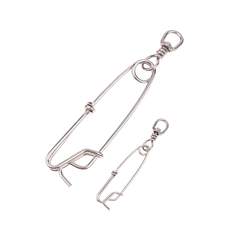 Hot！1Pc Stainless Steel Ring Tuna Fishing Clip Snap With Swivel Ring Connector For Spearfishing Long Line Fishing Accessories view 5