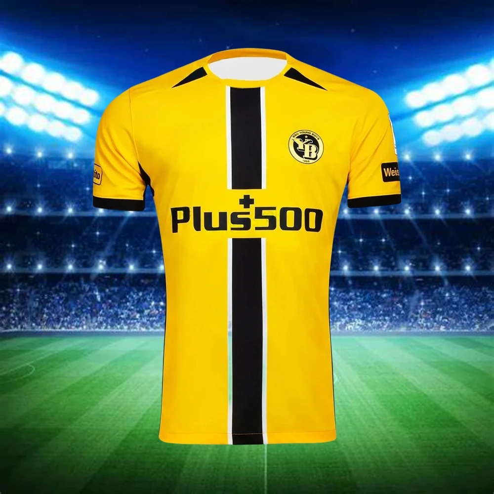 

T-shirt For Men Switzerland Football Style Switzerland Jersey Men Boy Jersey 2025 Home BSC Young Boys Jersey Adult Jersey Kit