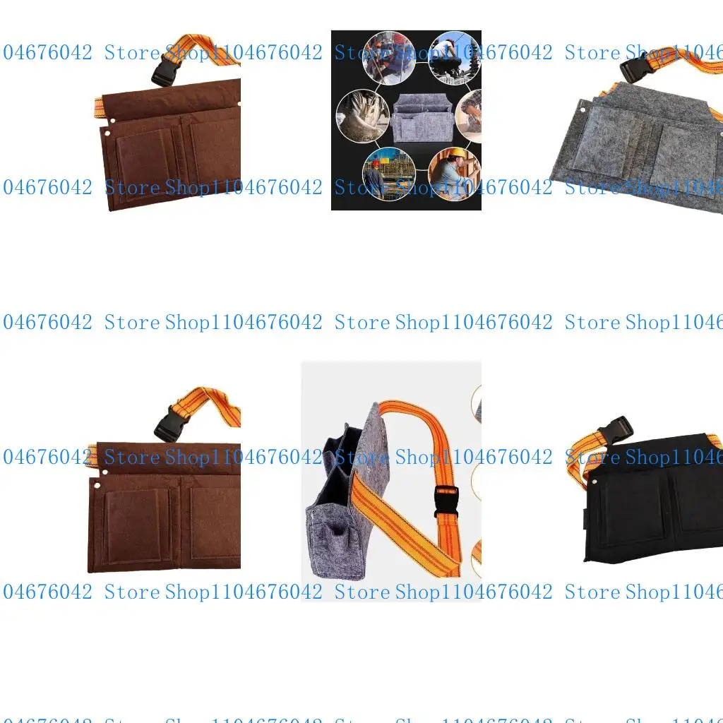 5asd Construction Tool Apron with Quick Release Buckle Belt Waist Bag