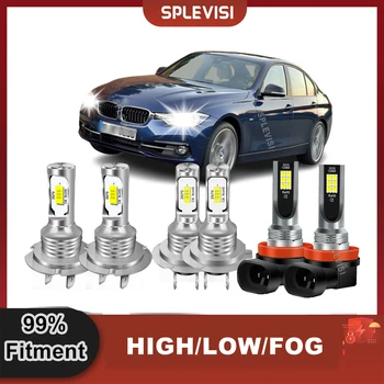 Światło samochodowe H7 LED Reflektor H11 Światło przeciwmgielne 6000K Biały Do BMW serii 3 F30 F31 2011-2015 2011 2012 2013 2014 2015