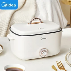 Midea Multifunctional Electric Cooker 2.5L Large Capacity Non-Fryer Electric Hot Pot Portable Home Kitchen Appliances 400W-800W