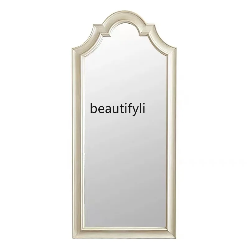 

European art full-length mirror wall hanging, American dressing floor beauty salon clothing store mirror