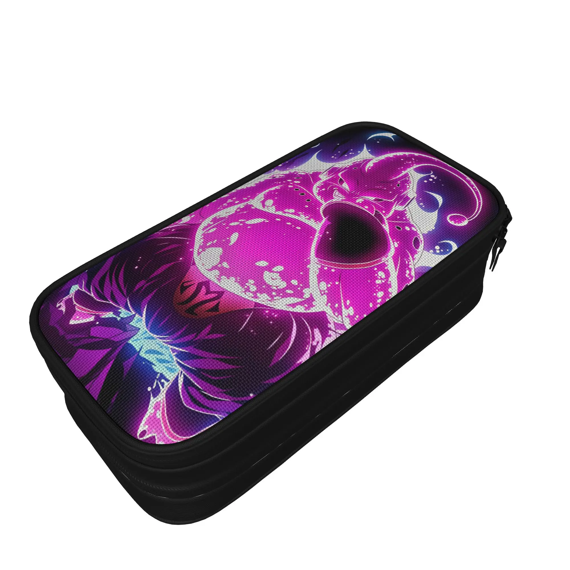 Pinks Monster  Pencil Case Dragon-Balls Large Pencil Box Kids Canvas Kawaii Back To School Pencil Cases Graphic Supplies