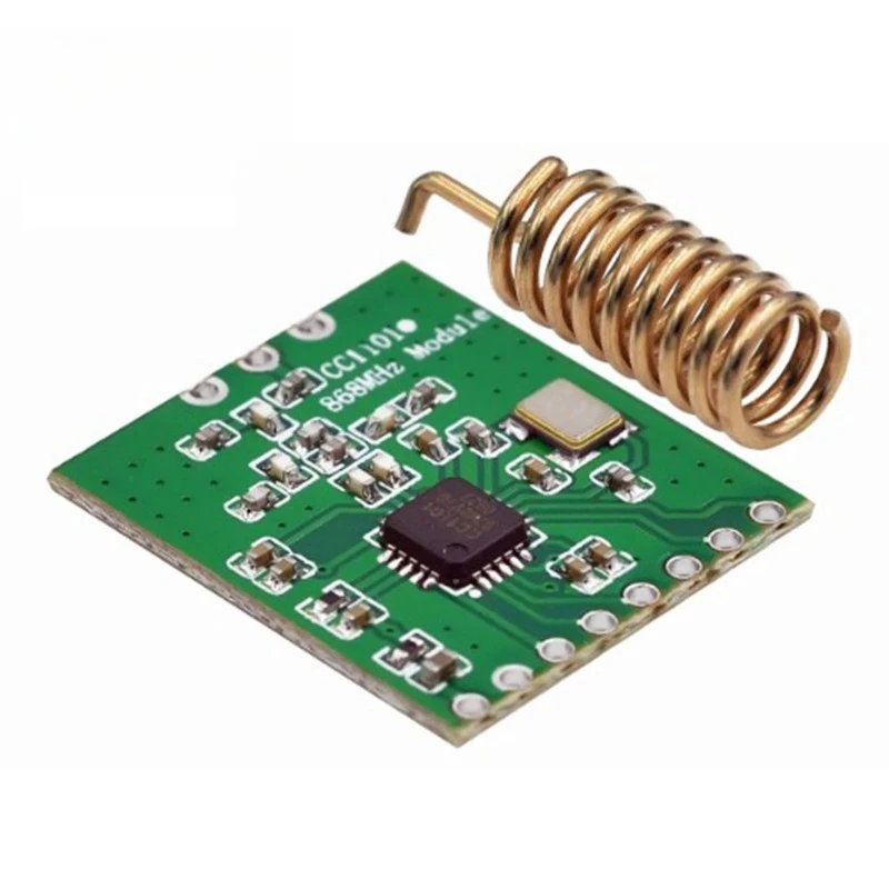 CC1101 Intelligent Industrial Radio Frequency Communication Module SPI Transceiver Module 868MHz Small Volume SMD Type