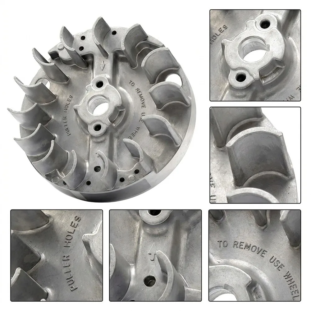 Small Engine Part 590544 Flywheel For Regular Mowing Tasks High Durability Design Precision Engineered High Performance Flywheel