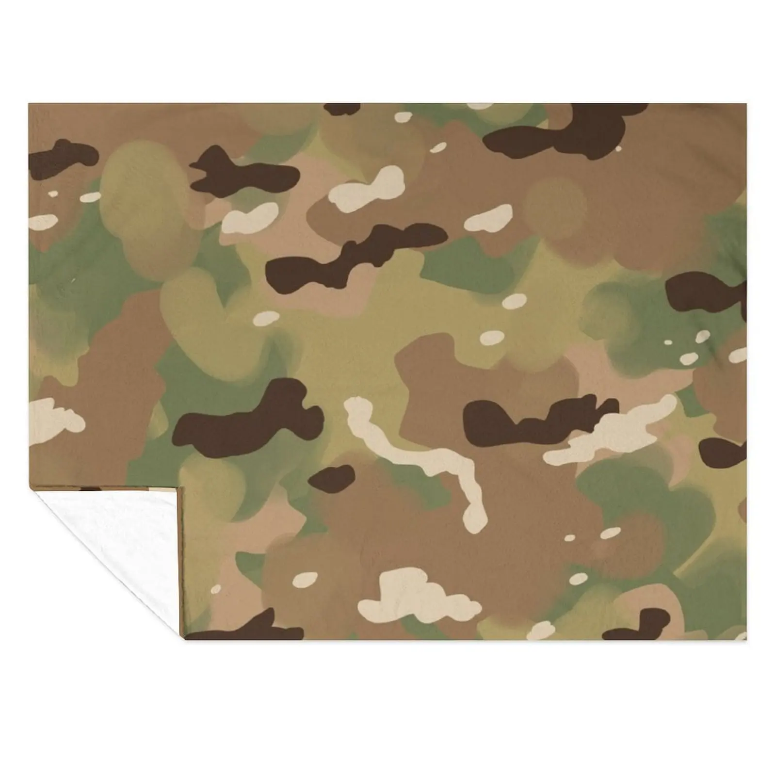 

multicam camouflage. camo. Throw Blanket Picnic Flannel decorative Blankets