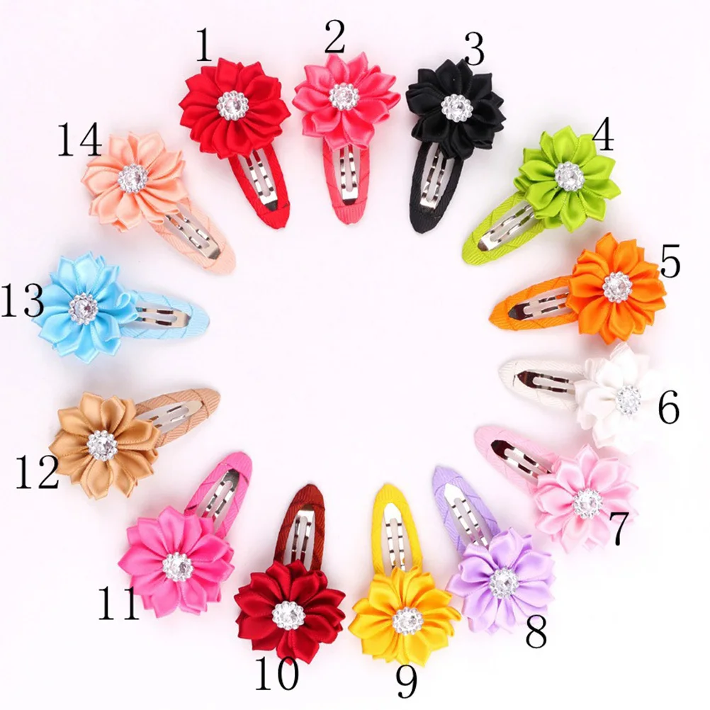 

12Pcs Hair Clips for Kids Design Hairpin Girls Ponytail Bangs Styling Accessory Matching Any Outfit All Year