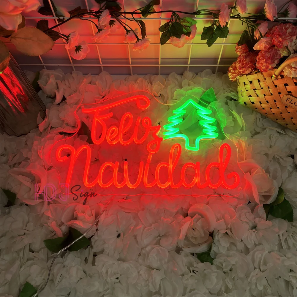Merry Christmas Neon Sign Home Bedroom Room Decor Wall Hanging Christmas Led Neon Lights Bar Shop Cafe Decor Christmas Gifts