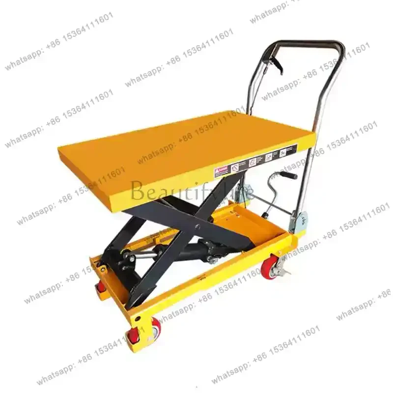FG52ZWS. Piattaforma idraulica manuale mobile per camion piatto piccola piattaforma di sollevamento mobile