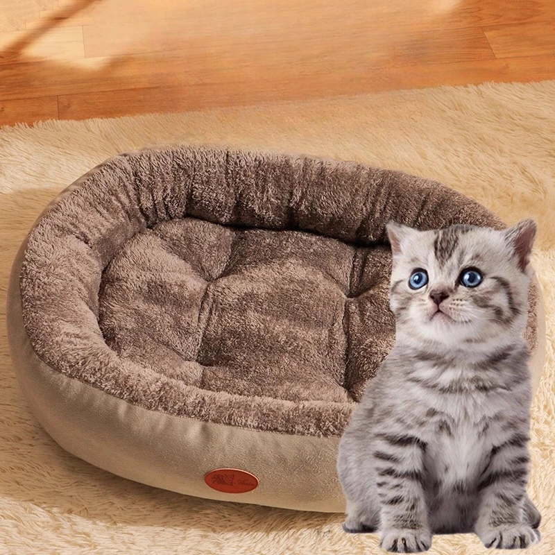 

Small size warm milk cat bed for kittens winter suitable for all seasons sleeping in the house House for dog pet bed kitten