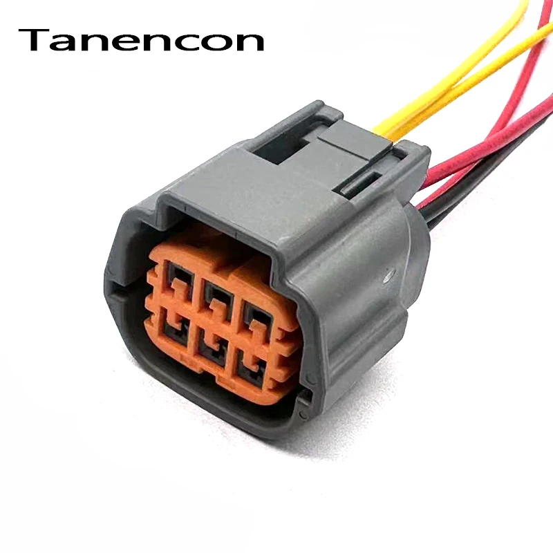 1 Set 6 Pin Car Feedback Induction Connector Wiring Harness 6189-0766 Automotive Air-fuel Ratio Sensor for Tiansu Qijun