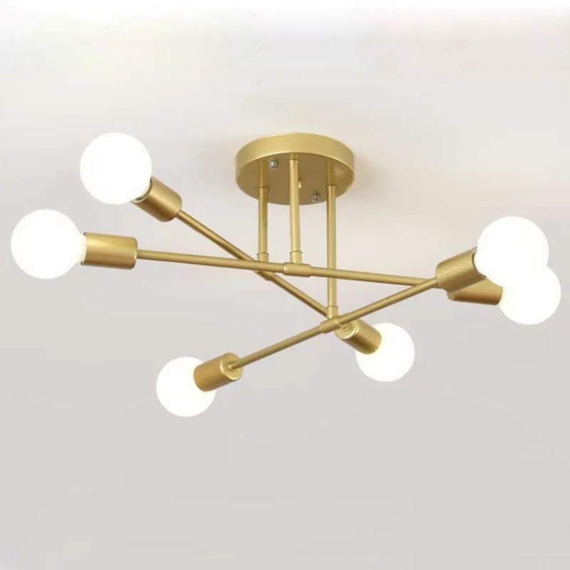 Hot Selling Small Chandelier With Nordic Creative Industrial Style Romantic Living Room Lighting Modern Homestay Chandelier