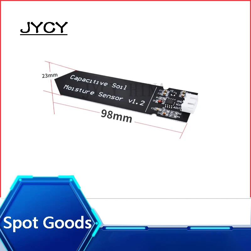 Capacitive soil moisture detection sensor module; analog quantity; not easy to corrode; wide voltage operating power supply line