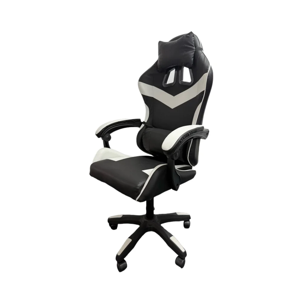 Ergonomic Modern PU Leather Gaming Chair High Back Seat Headrest Reclining Mechanism for Ultimate Relaxation Office Workpromote
