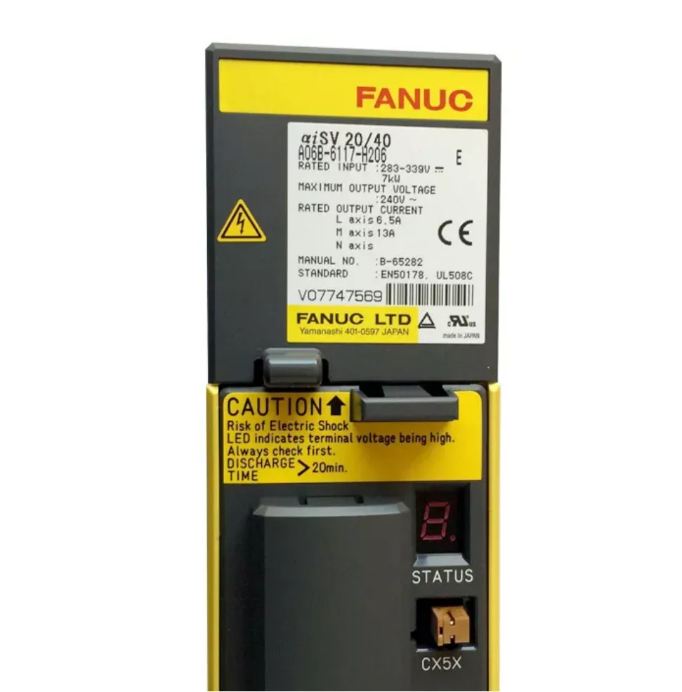 New Fanuc Servo Amplifier Module A06B-6117-H206 12 Months Warranty A06B6117H206