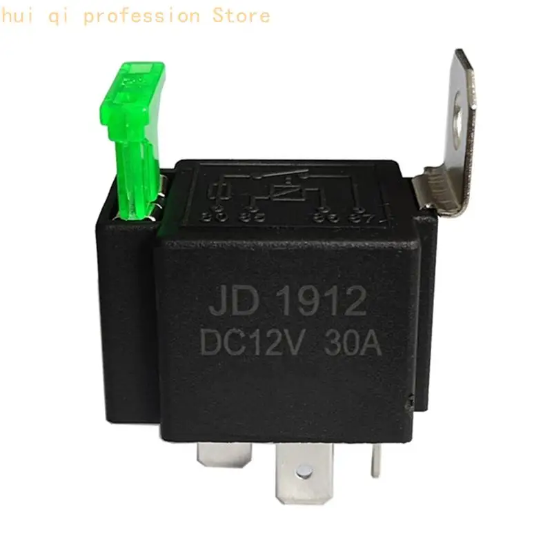 Universal DC12V 30Amp Kfz-Relais mit integriertem Sicherungsschutz 4-Pin SPST für verschiedene Fahrzeugmodelle H8WE – Detail 8