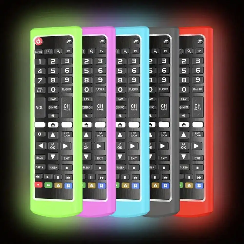 Luminous Silicone Protective Case for LG TV Remote Control AKB75675304,Glow in The Dark Remote Cover for LG Smart TV AKB75095307
