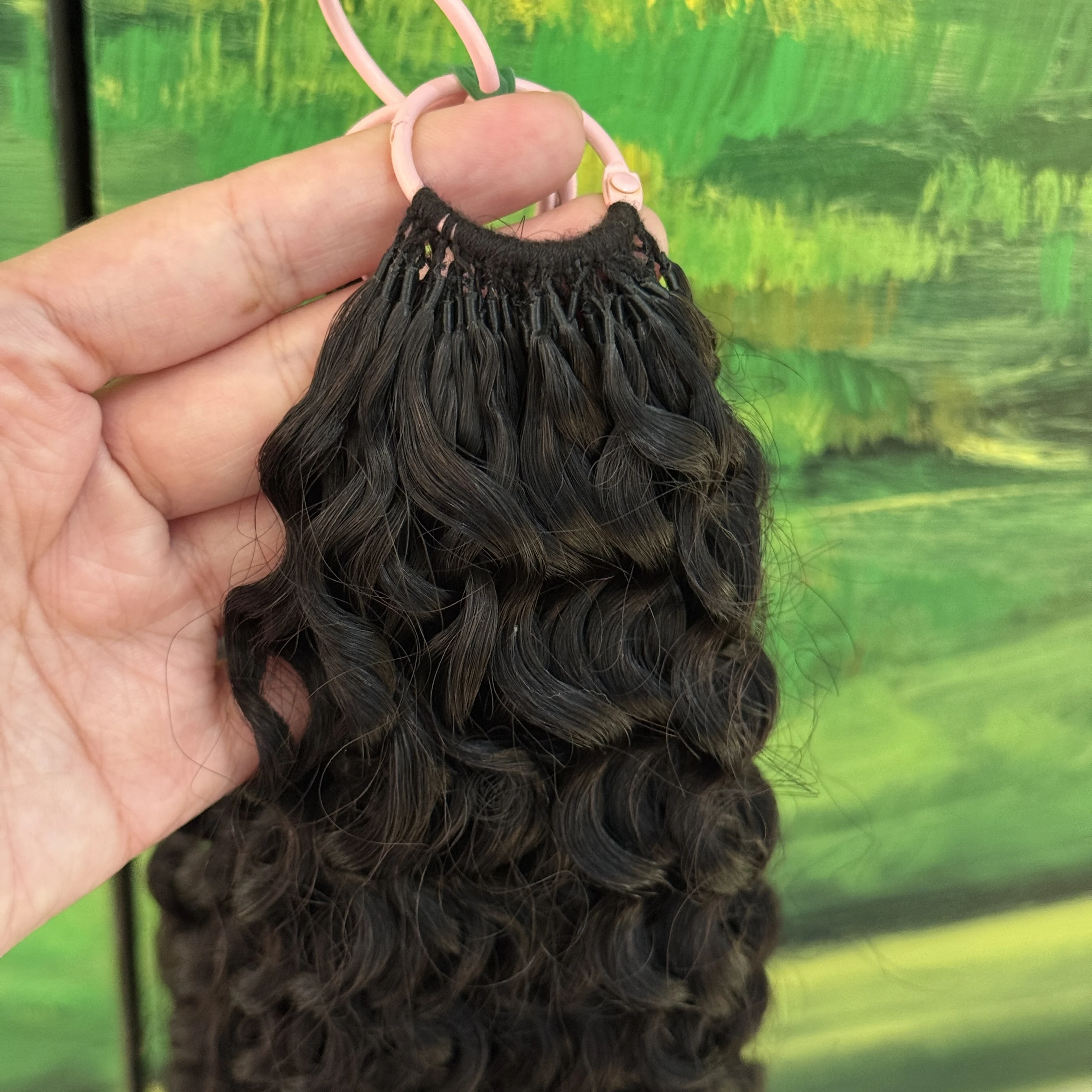 Vorgetrennte Häkel-Menschenhaar-Bündel Jerry Kinky Curly Body Water Deep Wave Haarverlängerung für böhmische Webarten