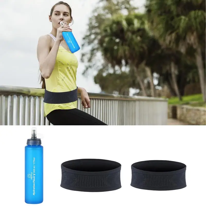 

Running Flask Tpu Foldable Soft Kettle 500ml Leakproof Flask Reusable Athletic Gear For Travel Bicycling Outdoor Indoor