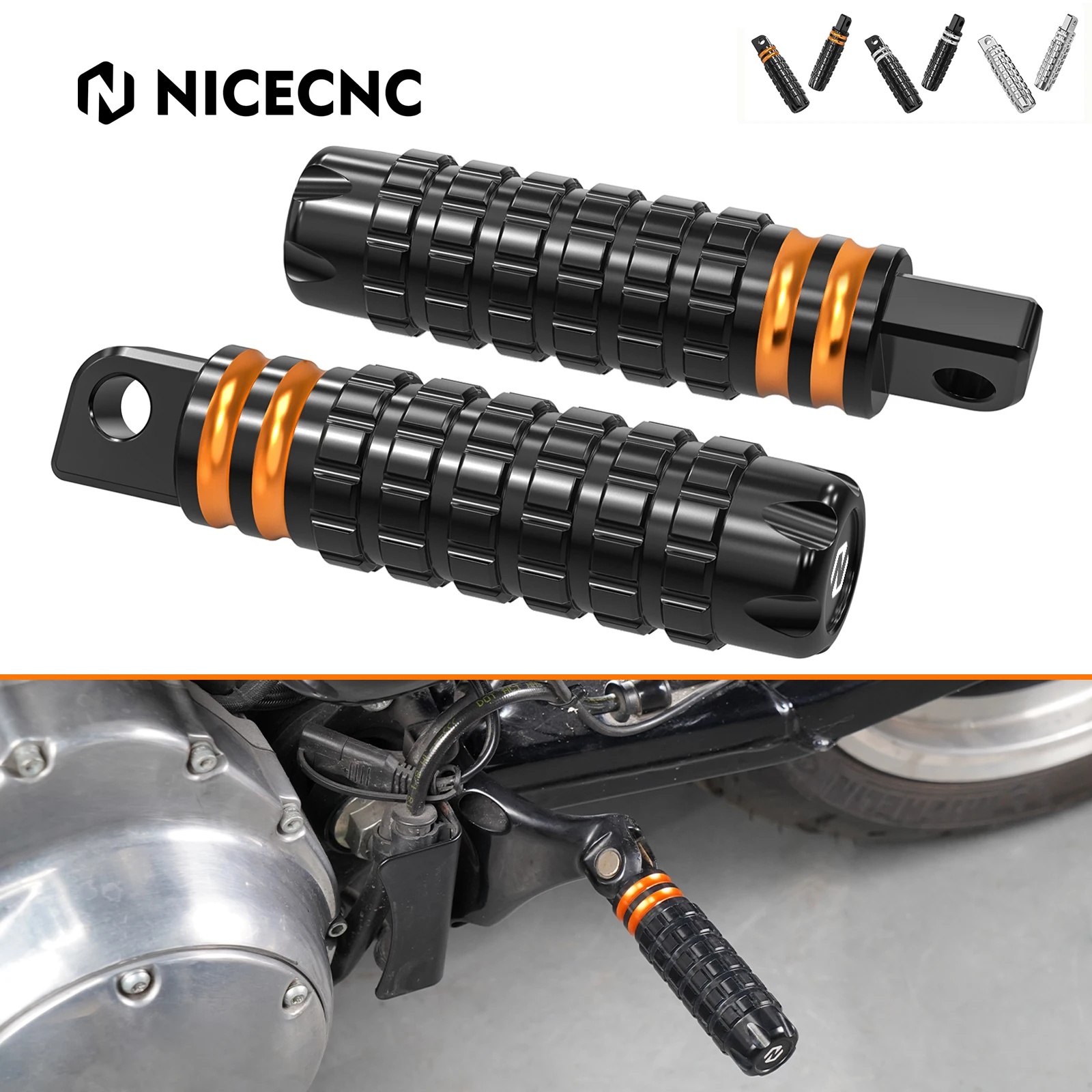 

For 2018-2021 Harley Iron 1200 XL1200NS Footpeg Passenger Footrest for Harley Iron 883 XL883N 2014 2015 2016 2017 2018 2019 2020