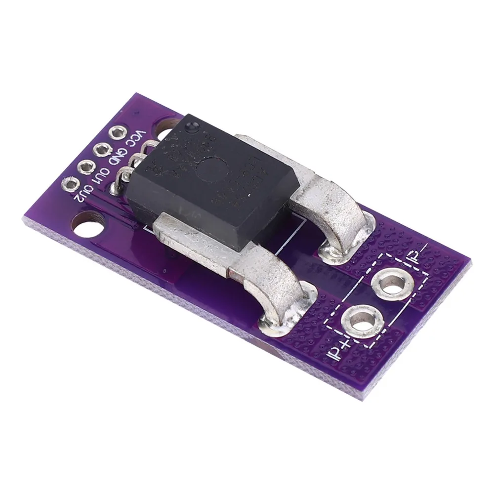 

ACS758LCB-050B-PFF-T Hall Current Module 3.3-5V 120 kHz Bandwidth Linear Current Sensor 50A Low Power Loss DC Current Sensor