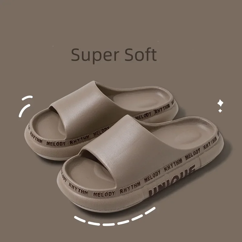 Men Trend Summer EVA Slippers Women Soft Sole Cloud Slides Sandals Couple Lightweight Beach Anti-slip Shoes for Indoor Outdoor