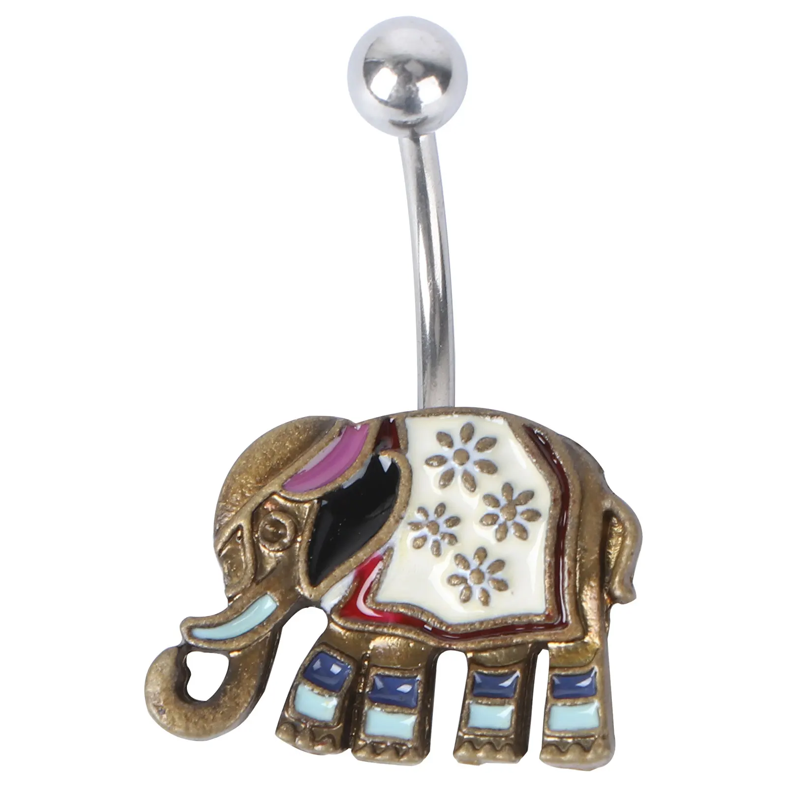 

Belly Button Ring Shining Navel Puncture Buckle Piercing Jewelry Alloy Fashion Accessories