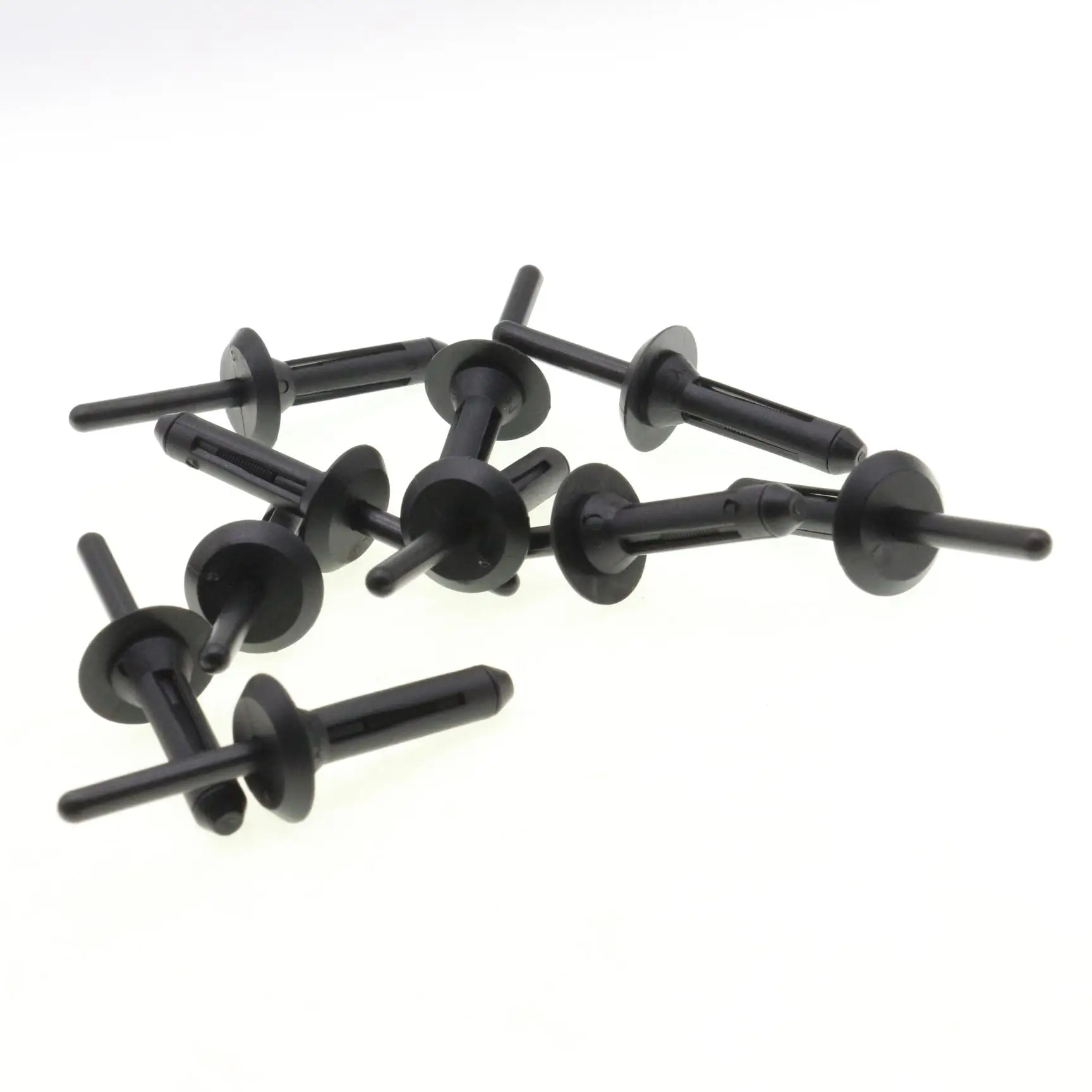 20 Pcs Grip Blind Rivet Retainer Clips for Chrysler Cirrus 1995 Dodge Caravan 1995 Direct Replacement Nylon Black Part 6501509