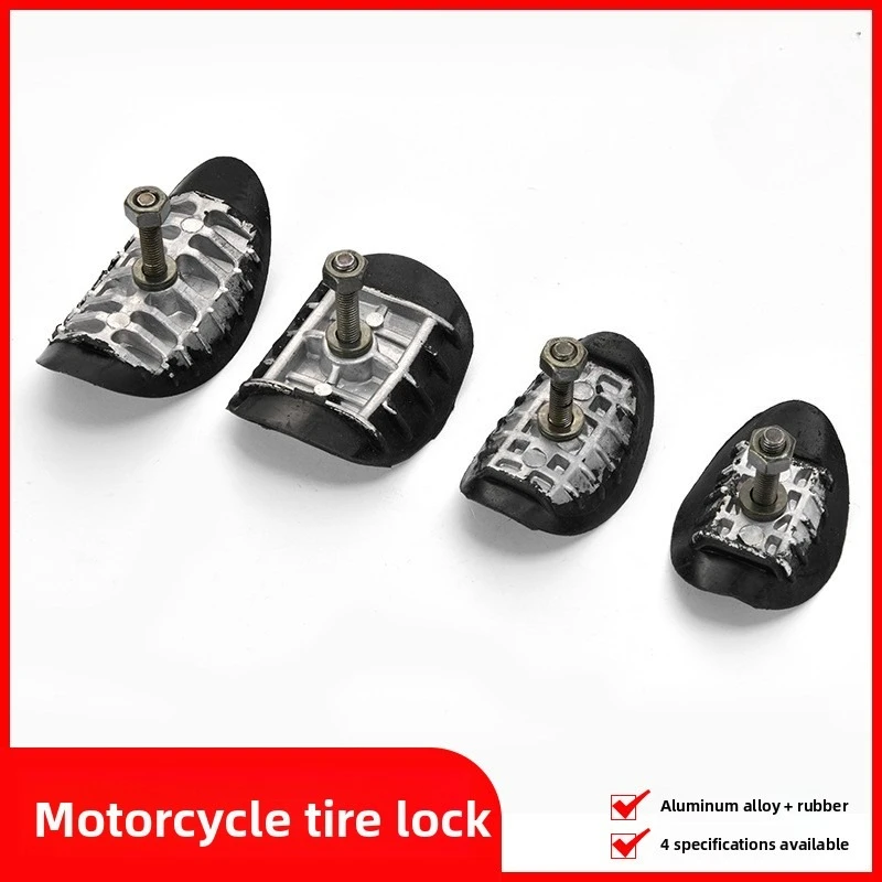 

Off Road Motorcycle Tire Clamp Anti Slip Pad Holder 1.6 1.85 2.15 2.5 Lock And Release Device Wheel Fixing Tool