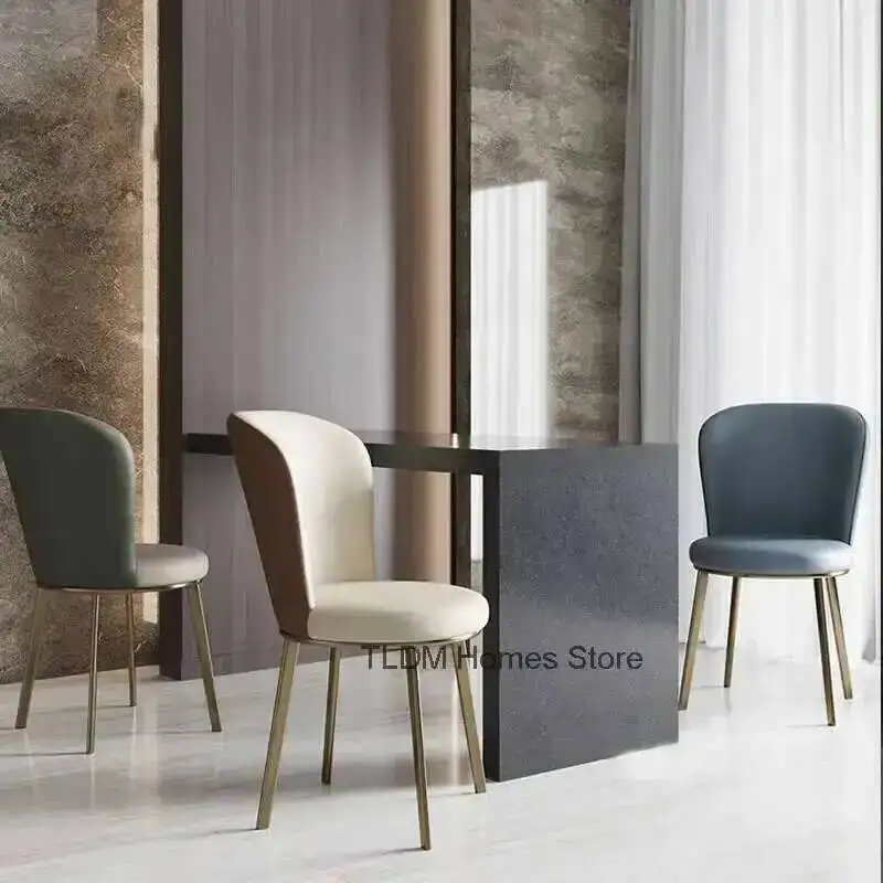 Modern Dining Luxury Chair Dining Chair Home Chairs Ins Bedroom Dressing Makeup Chair Kitchen Furniture B