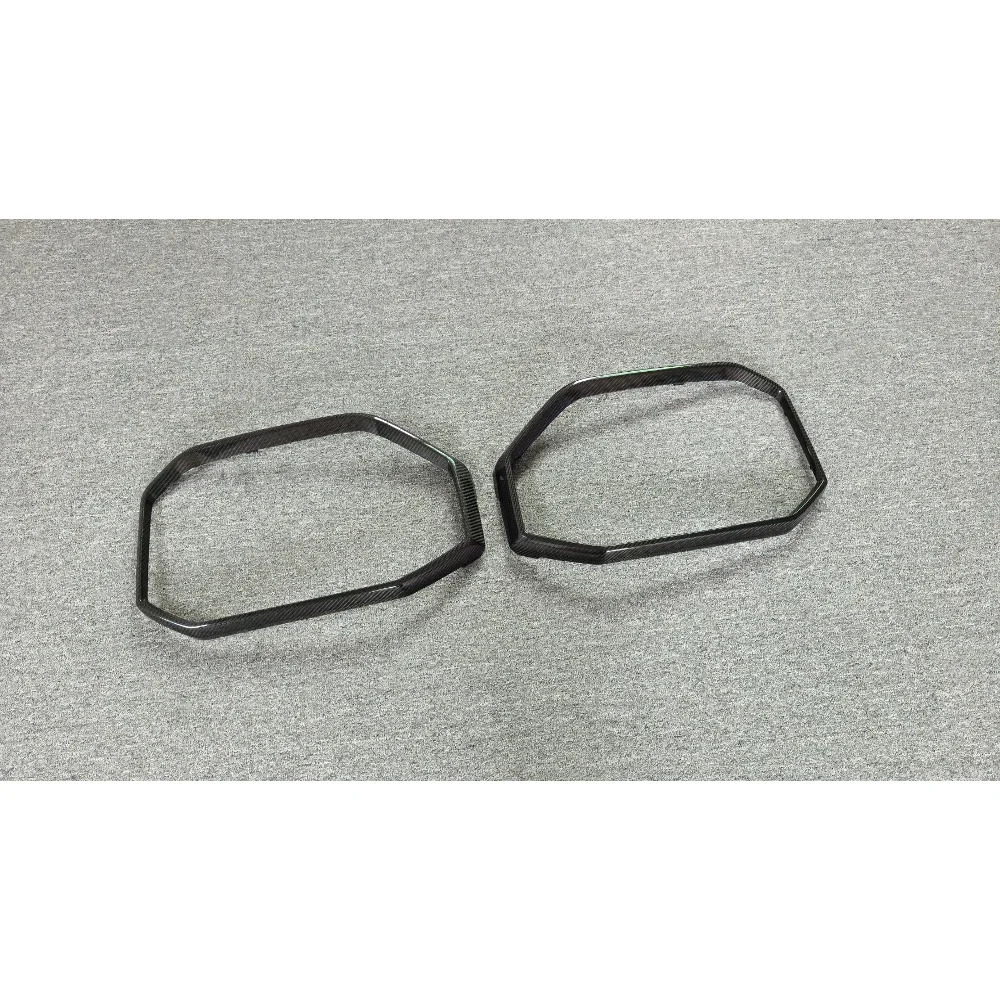 BUGE New LD Style High-quality Dry Carbon Fiber Polished Grille Decorative Frame for BMW XM