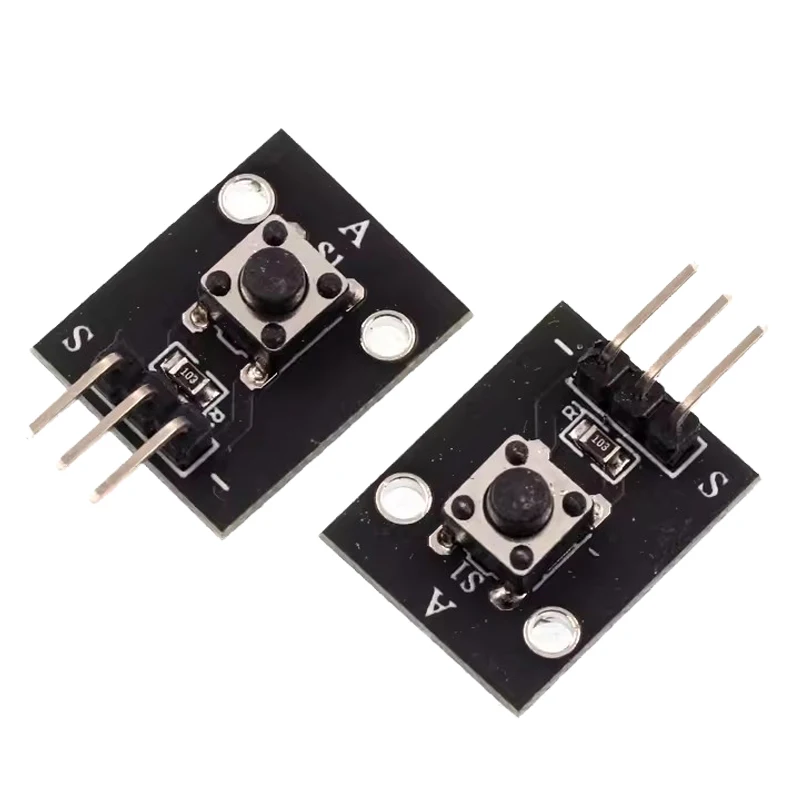 KY-004 3pin Button Key Switch Sensor Module for Arduino Diy Starter Kit 6*6*5mm 6x6x5mm KY004