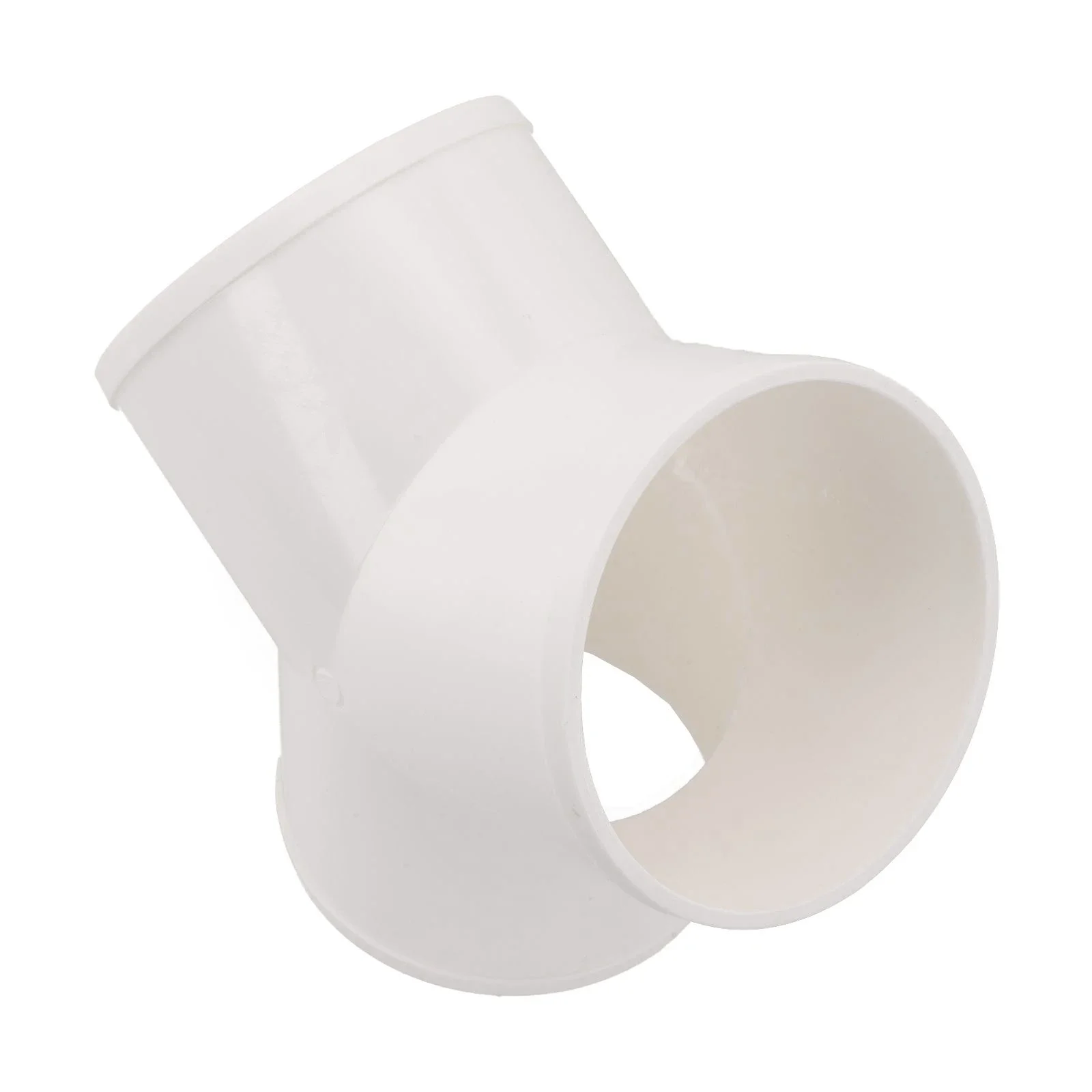 For Extractor Fans Range Hood Accessories PVC Y Shape Ducting Splitter Connector For Optimized Airflow And Ventilation